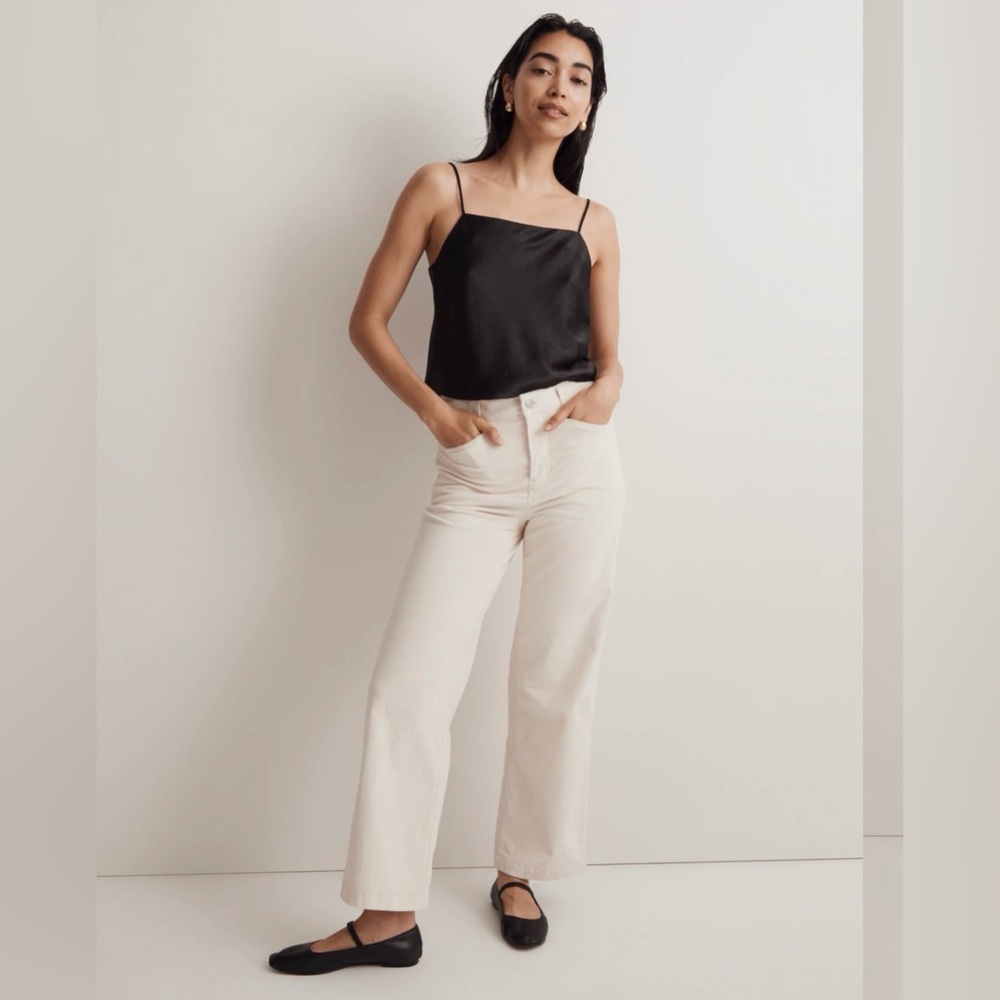 Madewell Emmett Wide-Leg Pants in Corduroy